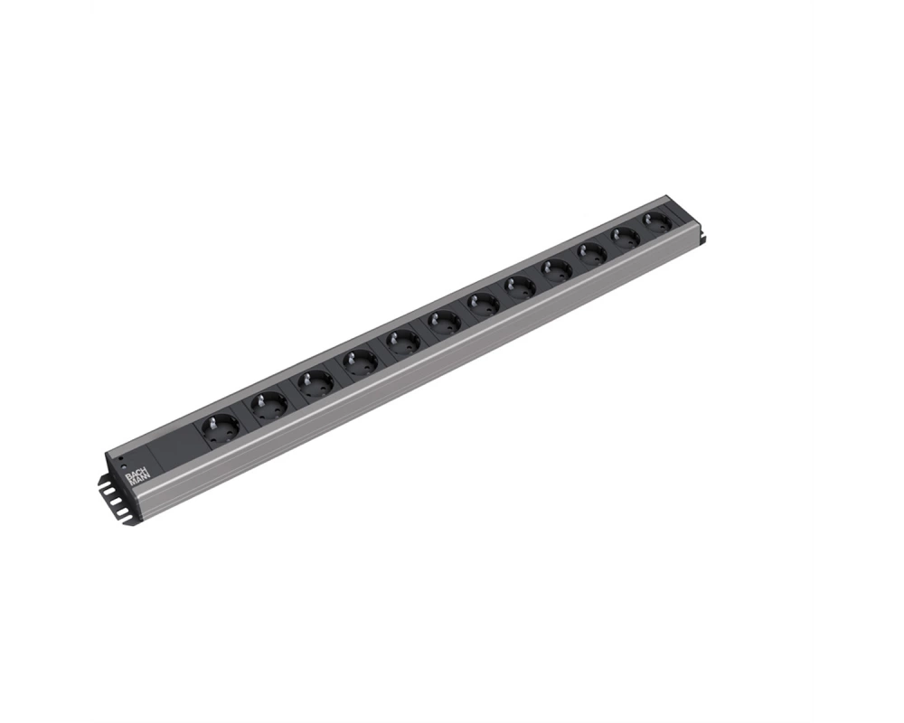BACHMANN Handwerkerleiste 12x Schutzkontakt, 2 m