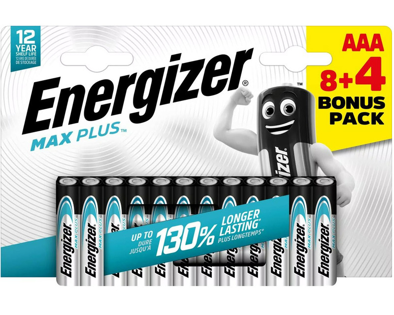 ENERGIZER Batterie E30173440 Max Plus AAA/LR03 12 Stück