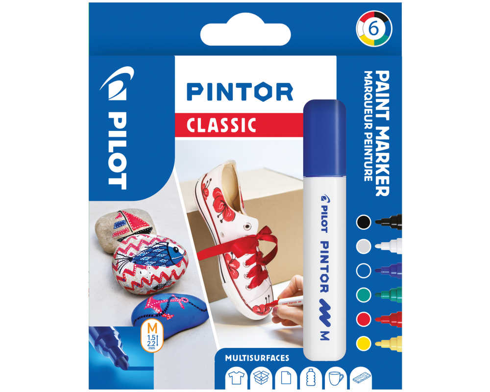 PILOT Marker Set Pintor M S6/0517412 6 Farben standard