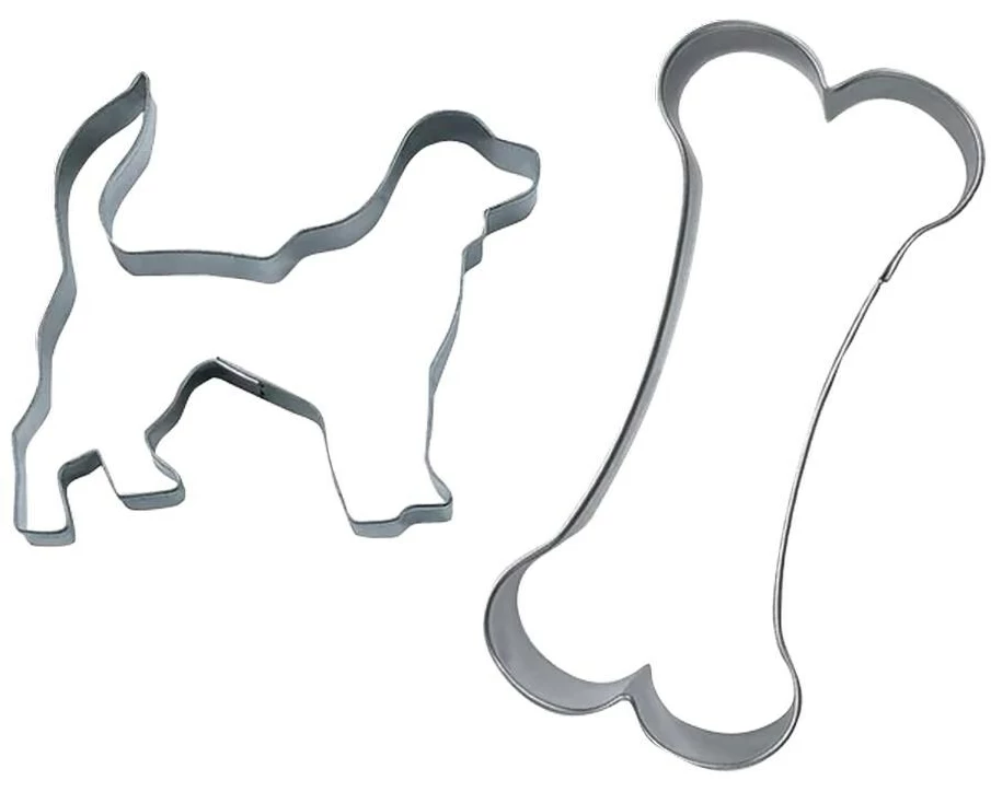 Städter Guetzli-Ausstecher Hund, 2-teiliges Set