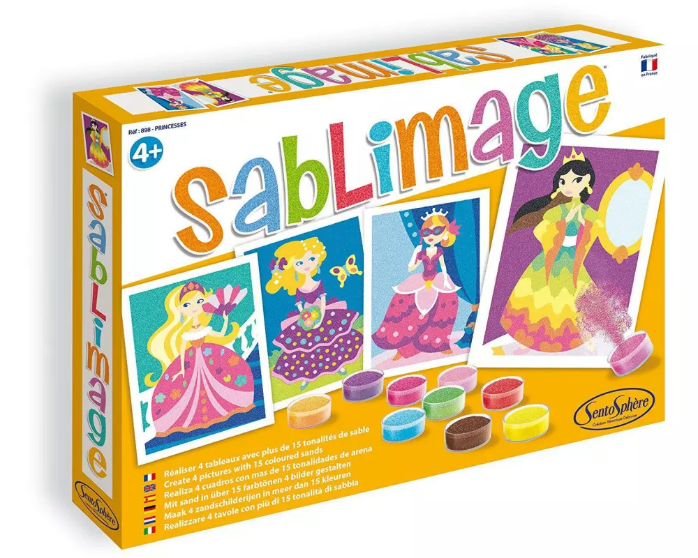 Sentosphere Bastelset Sandbilder Prinzessinnen