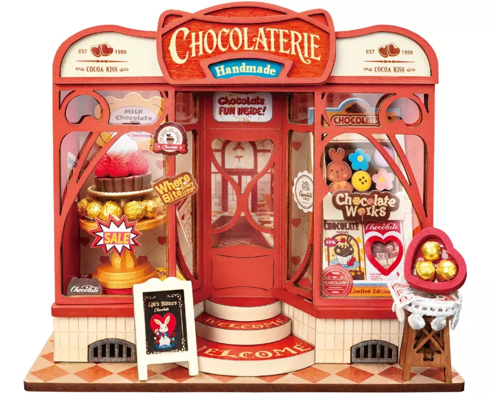 Rolife Bausatz Sweet Chocolate Shop 1:32 Holz