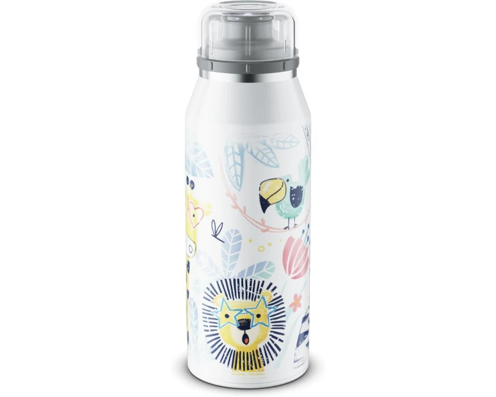 Alfi Thermosflasche Kids Crazy Jungle 350 ml, Weiss