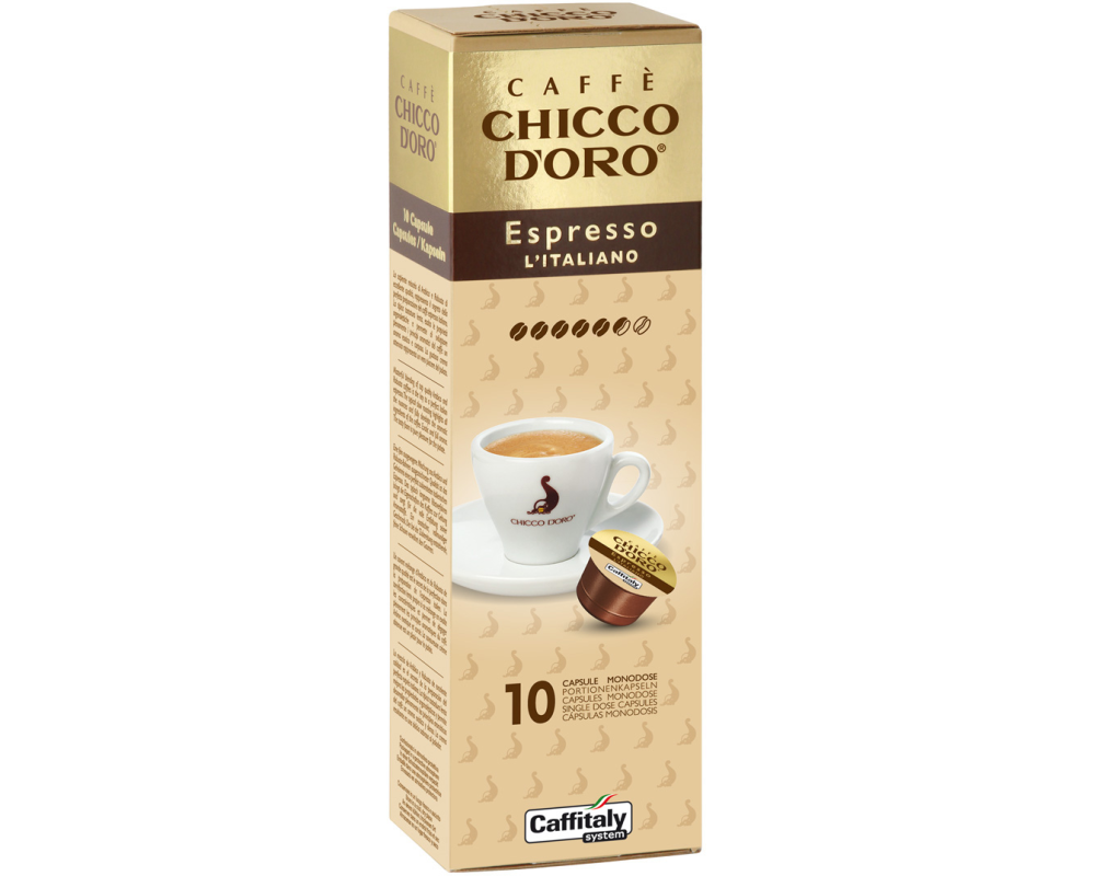 CHICCO D'ORO Kaffee Caffitaly 802017 Espresso Italiano 10 Stück