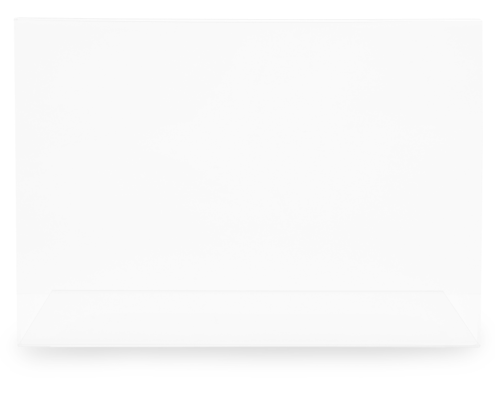 DEFLECTO Tischaufsteller Classic Image 684201 A6, quer, schräg