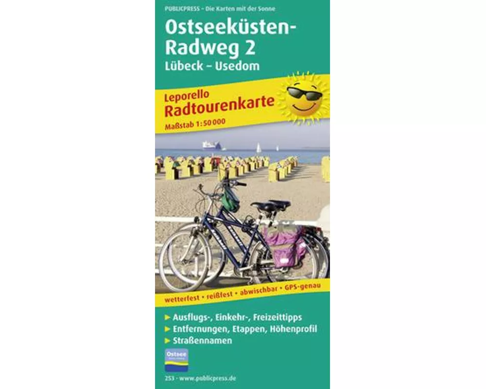 Ostseeküsten-Radweg 2, Lübeck-Usedom