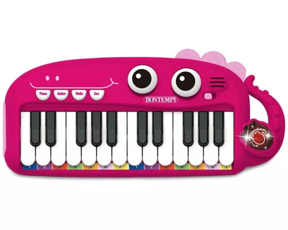 Bontempi Musikinstrument Elektronik-Keyboard pink 24 Tasten