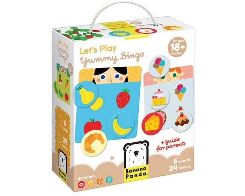 Banana Panda Kinderspiel Yummy Bingo Pappe 18m+