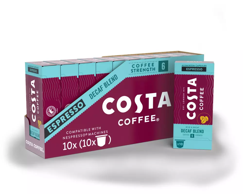 Costa Coffee Kaffeekapseln The decaf Blend 100 Stück