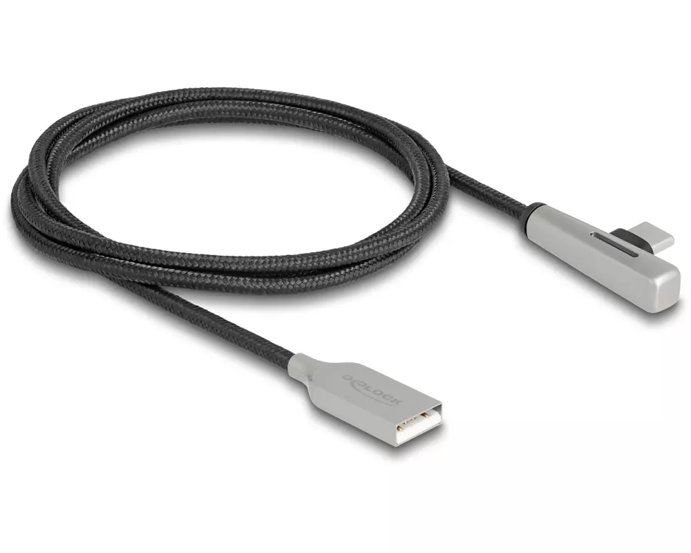 Delock USB 2.0-Kabel Schnelladefunktion 60 W USB-A - USB-C 1 m