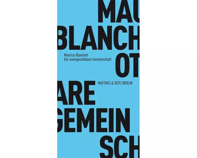 Die uneingestehbare Gemeinschaft