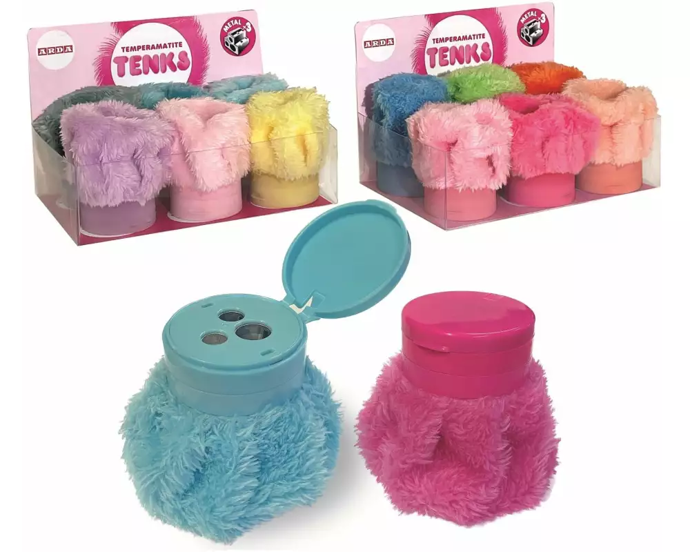 Arda Dreifachspitzer TENKS Plüsch, assortiert, 1 Stück