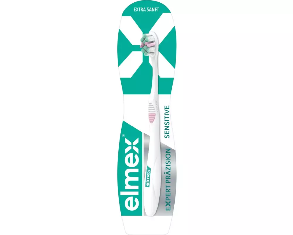 elmex Handzahnbürste Expert Präzision Sensitive