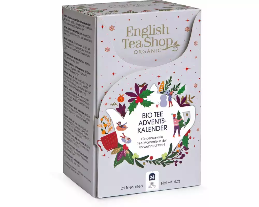 XMAS Adventskalender Weihnachtsmarkt 24 Bio-Teebeutel