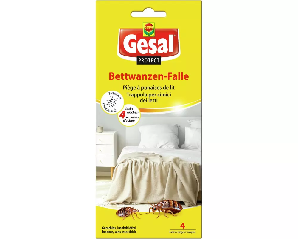 Gesal Protect Bettwanzen-Falle (2 x 2 Fallen)