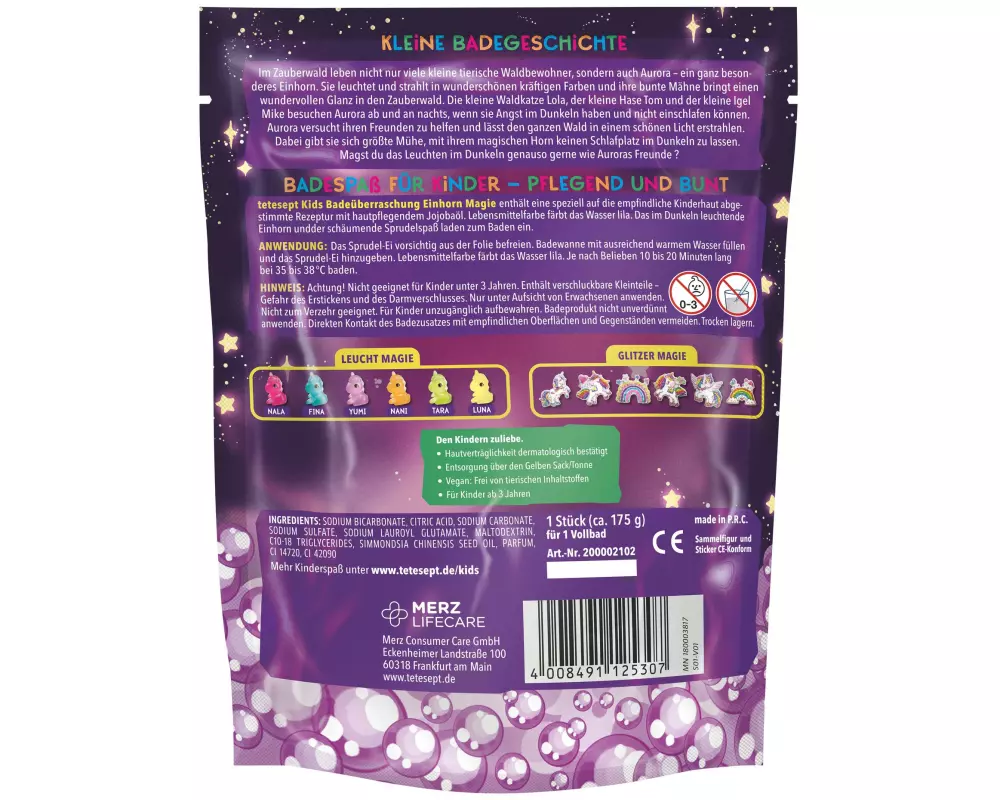 tetesept Kids Einhorn Magie 140 g