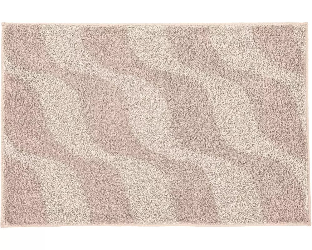 Kleine Wolke Badteppich Onda 70 x 120 cm, Taupe