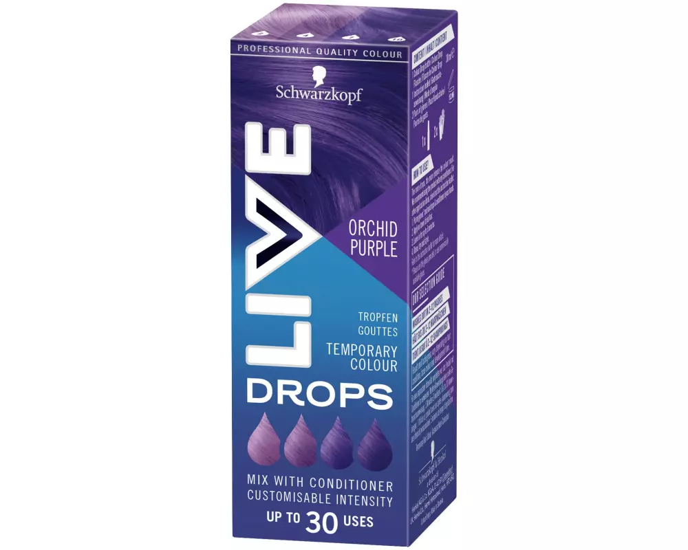 Schwarzkopf LIVE Haarcoloration Drops Orchid Purple