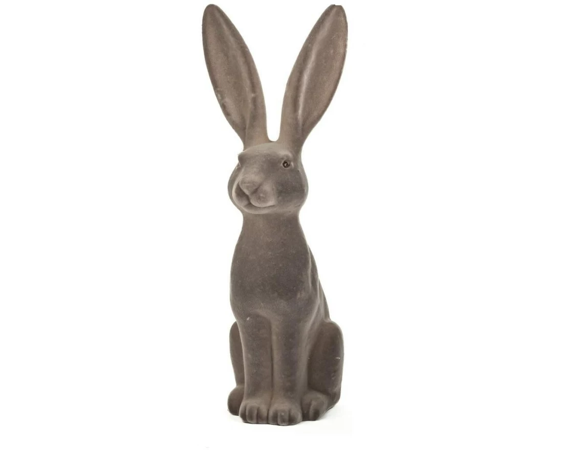 CHALET Aufsteller Hase Vincent L 13 x 15 x 40 cm, Braun