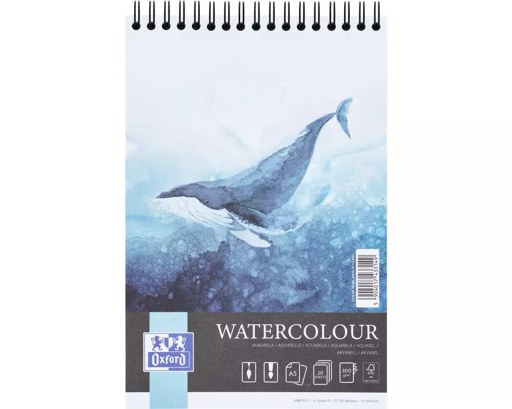 Oxford Aquarellblock 20 Blatt, A5