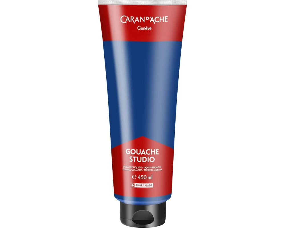 Caran d'Ache Wasserfarbe Gouache Studio 450 ml, Cyan