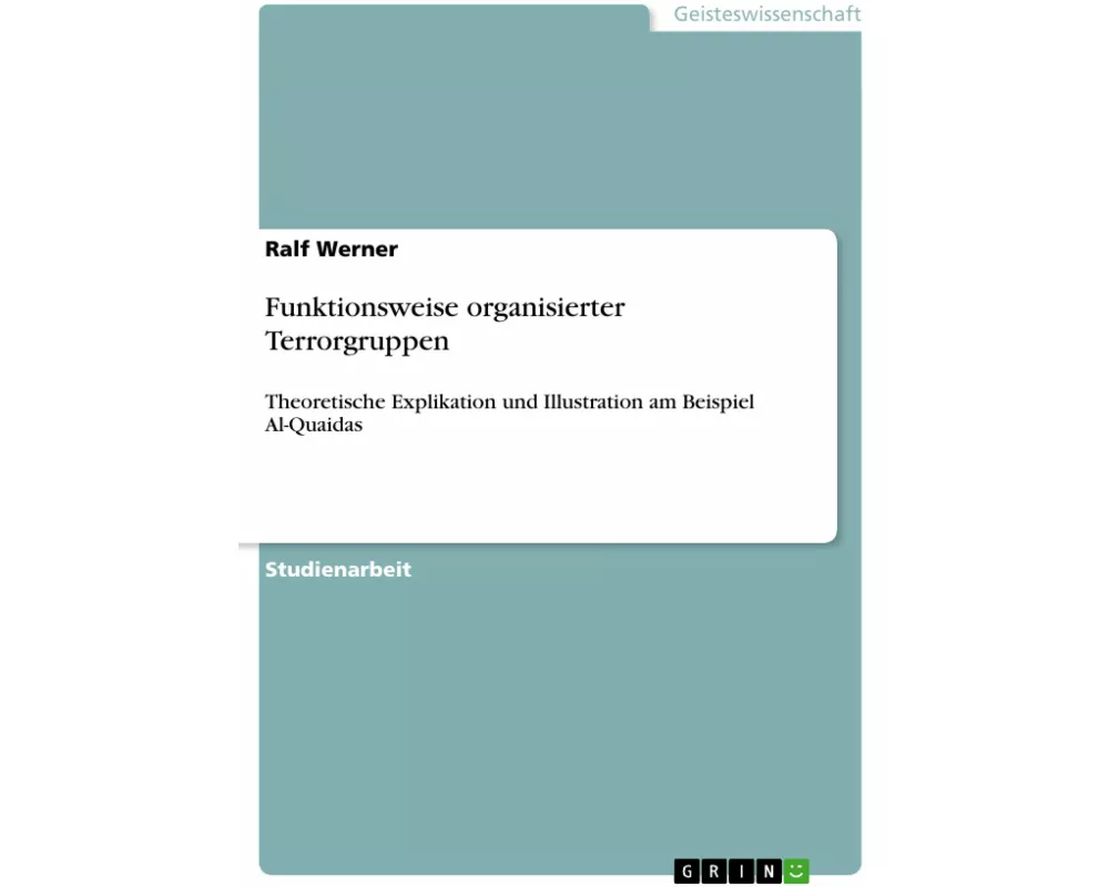 Funktionsweise organisierter Terrorgruppen