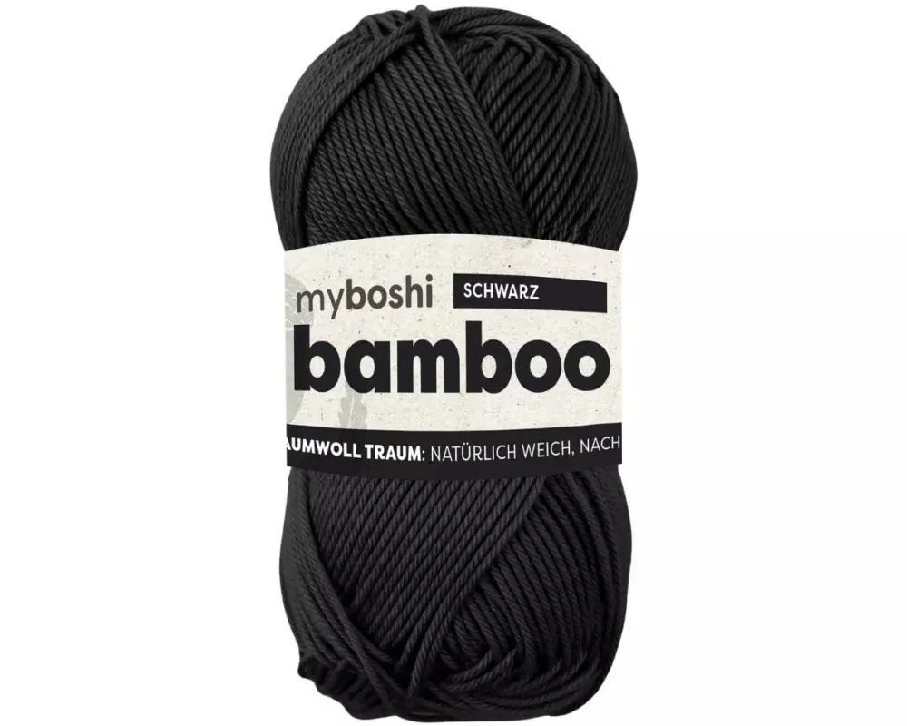 myBoshi Wolle Bamboo schwarz
