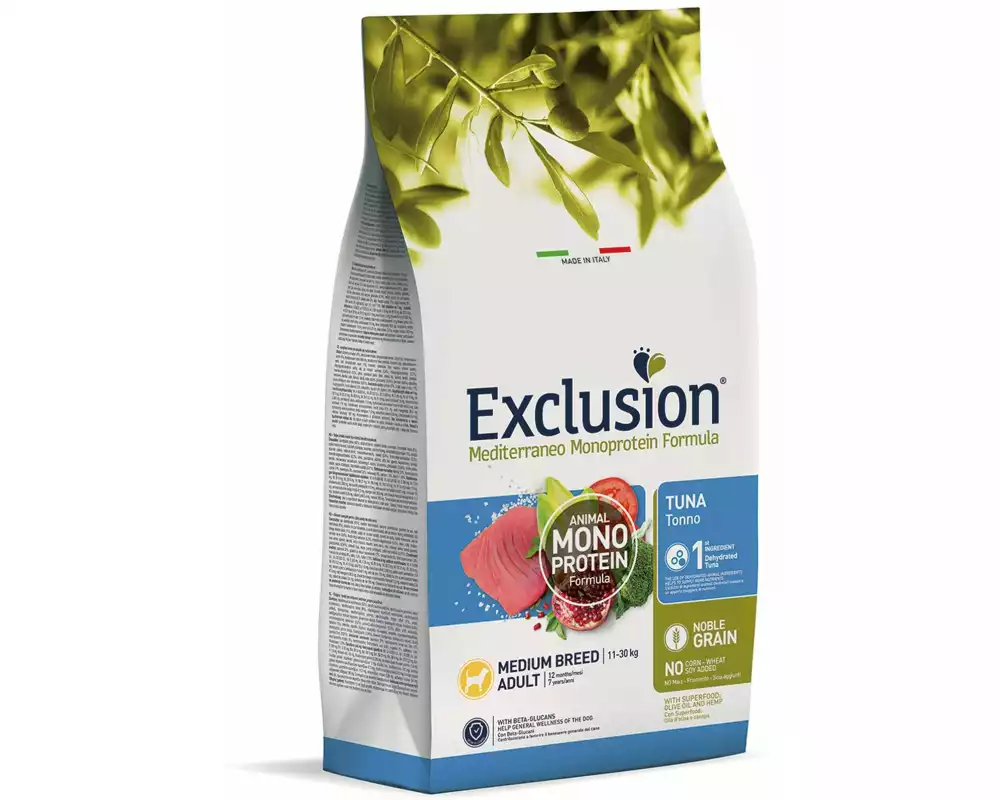 Exclusion Trockenfutter Adult Medium Tuna, 12 kg