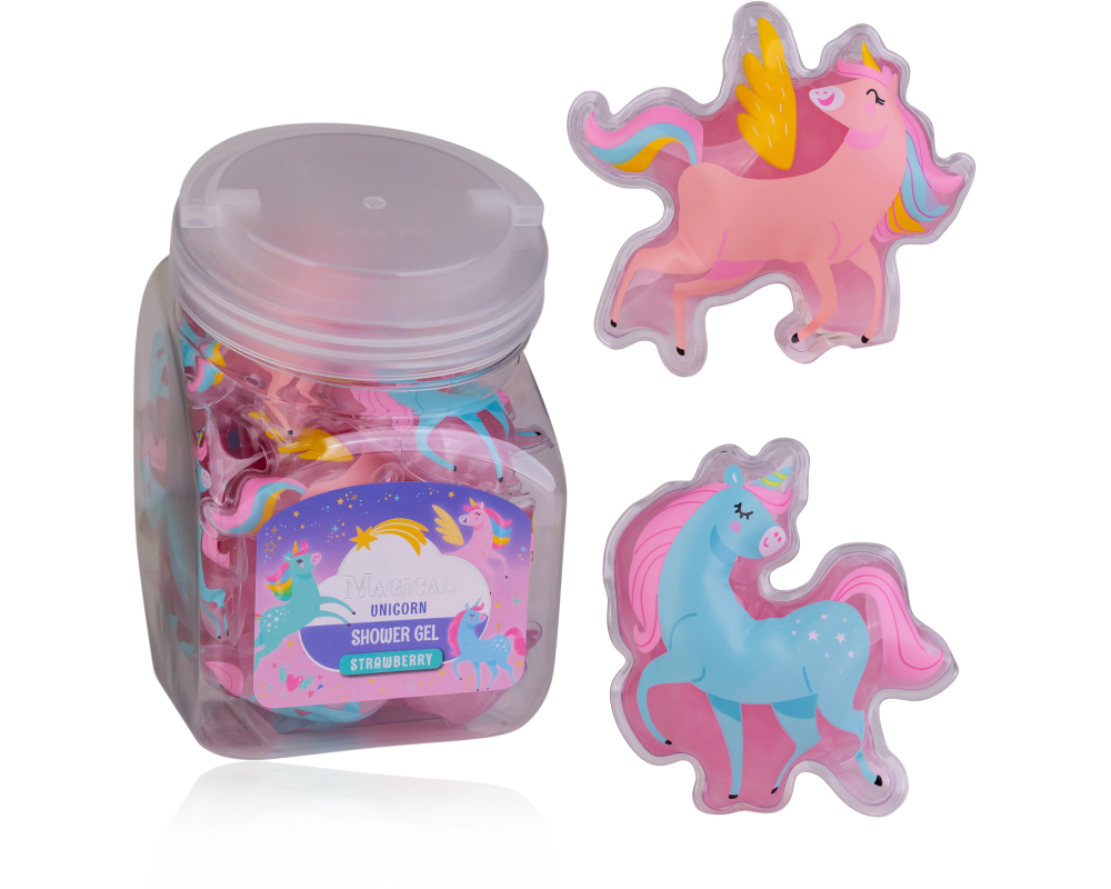 ACCENTRA Mini-Duschgel 55ml 8159640 Unicorn, 2 assortiert