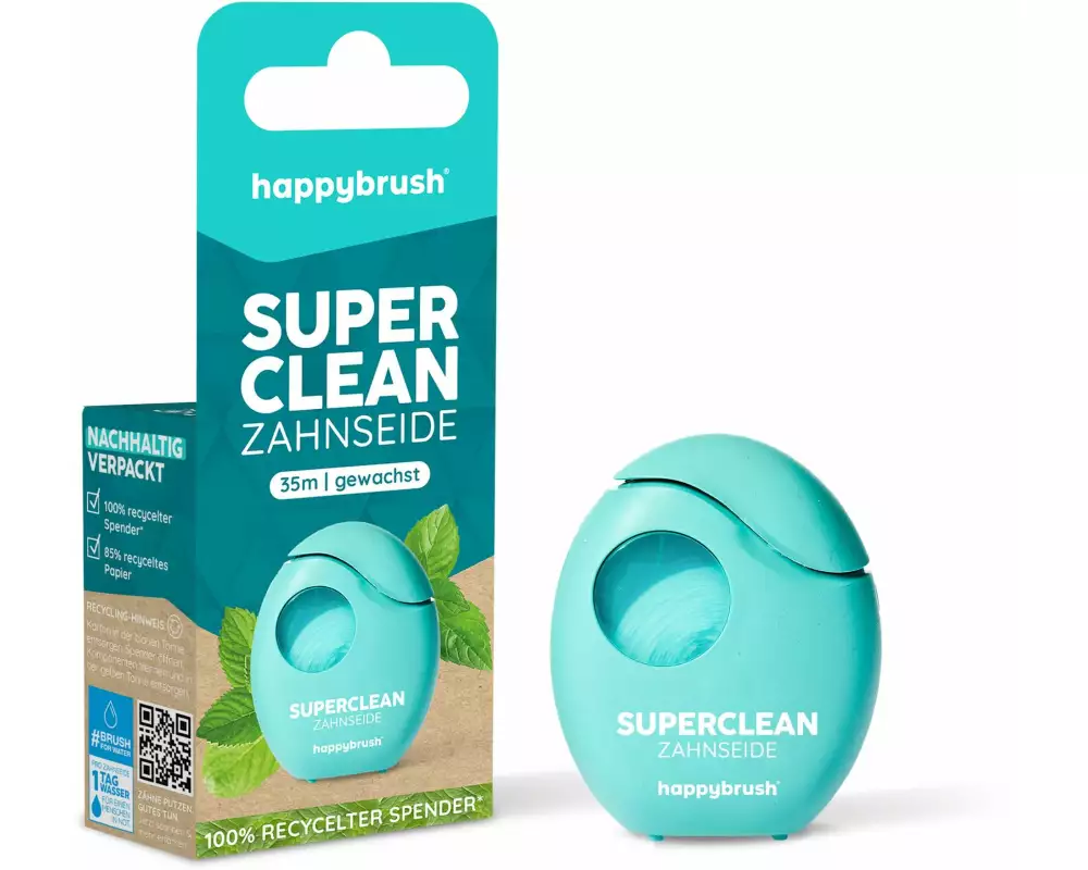 happybrush Zahnseide Superclean 35 m