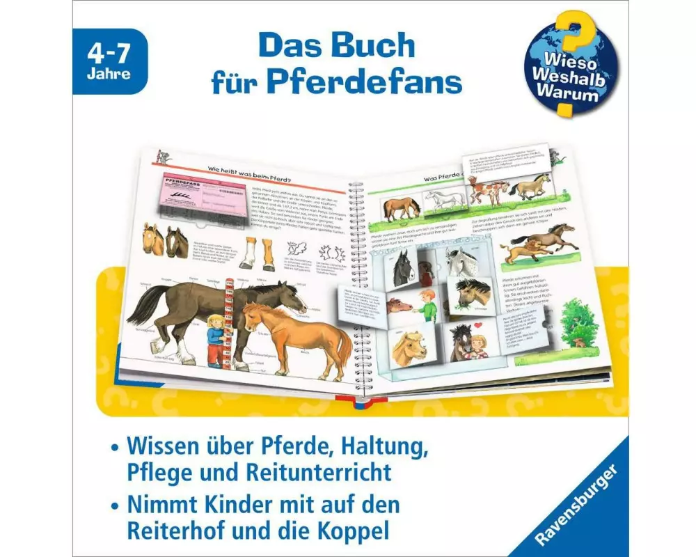 Ravensburger Kinder-Sachbuch Alles über Pferde und Ponys