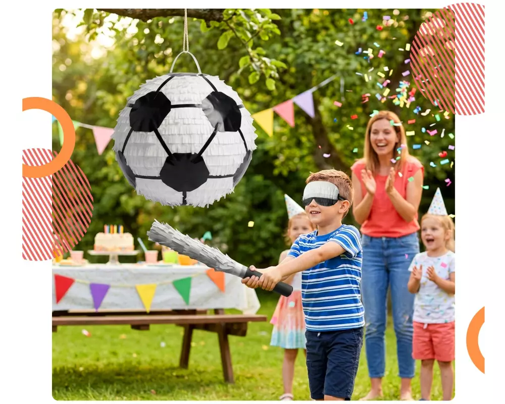 relaxdays Fussball Fussball, Schwarz/Weiss