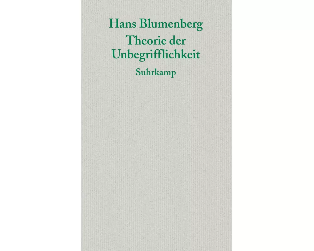 Theorie der Unbegrifflichkeit