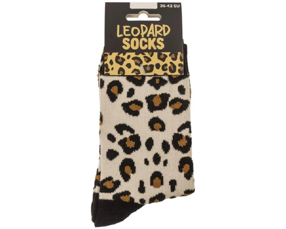 Trendcompany Socken Leopard Grösse 36-42