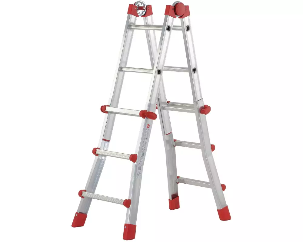 Hailo Teleskopleiter 4 x 3 Sprossen