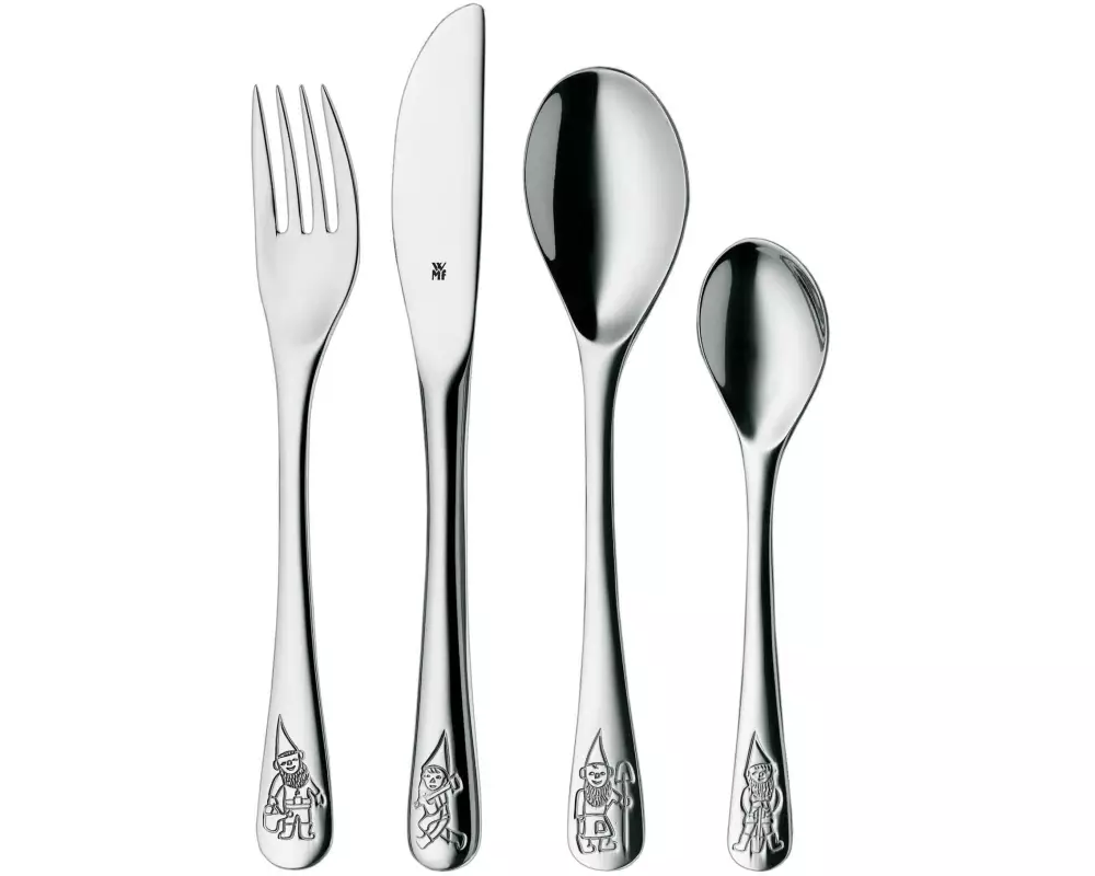 WMF Kinderbesteckset Zwerge 4-teilig