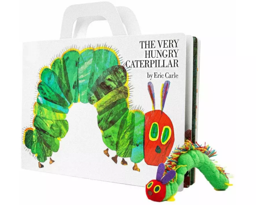 The Very Hungry Caterpillar Giant Board Book and Plush Package