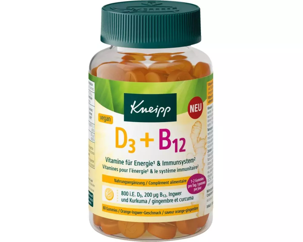 Kneipp D3 + B12 Gummies 60 Stück