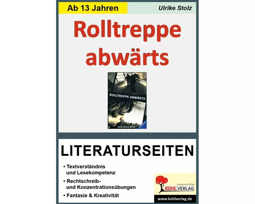 Rolltreppe abwärts / Literaturseiten
