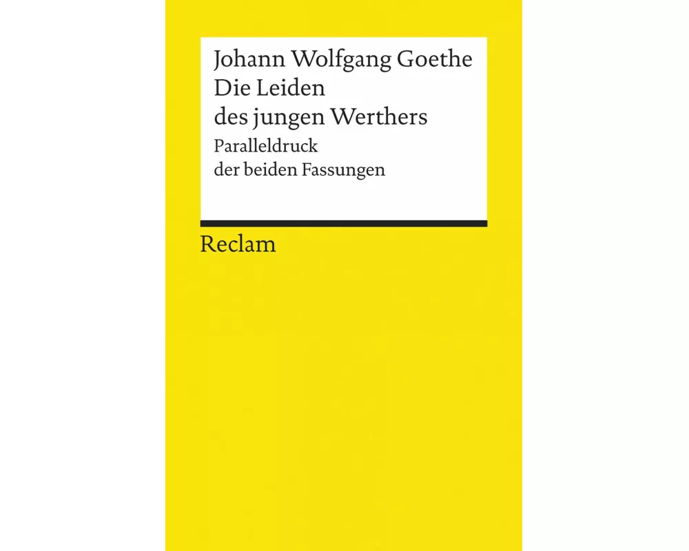 Die Leiden des jungen Werthers