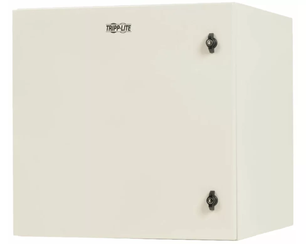EATON TRIPPLITE SmartRack, Industrial, Enclosure, with, Lock, NEMA, 4, Wall, Mount, 23inch, Depth, 12U, Gray