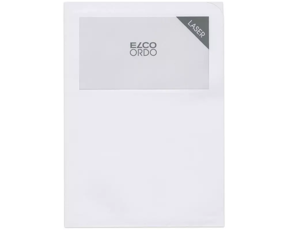 ELCO Sichthülle Ordo Laser A4 Weiss, 100 Stück