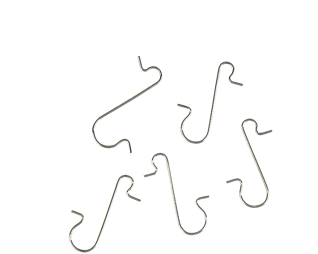 NEUTRAL Schnellaufhänger silber 602-421 Weihnachtskugeln 50 Stück