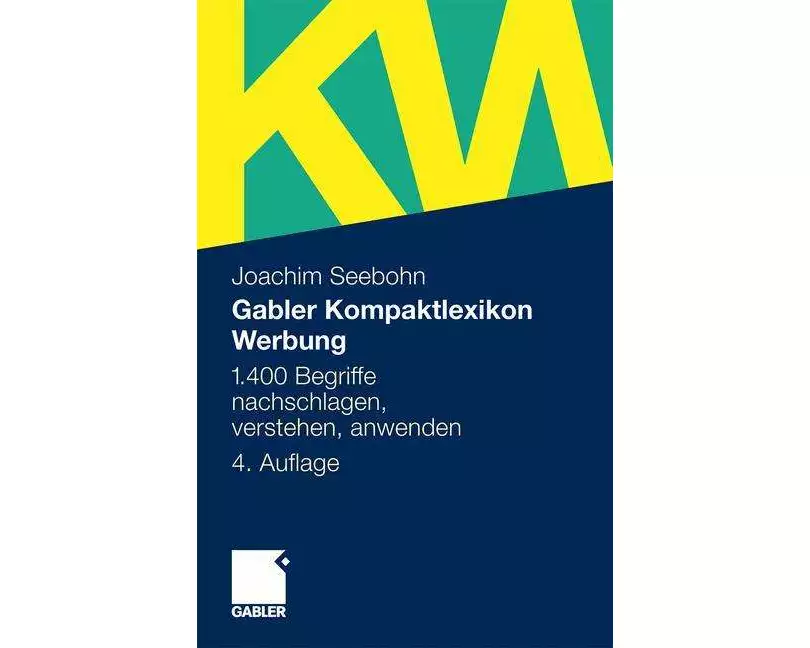 Gabler Kompaktlexikon Werbung