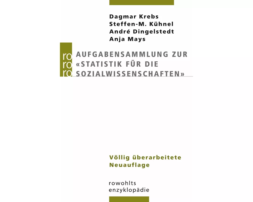 Aufgabensammlung zur "Statistik für die Sozialwissenschaften"