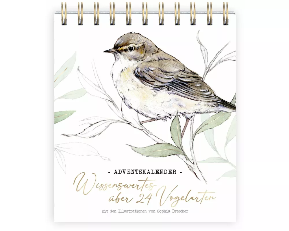Adventskalender. Wissenswertes über 24 Vogelarten