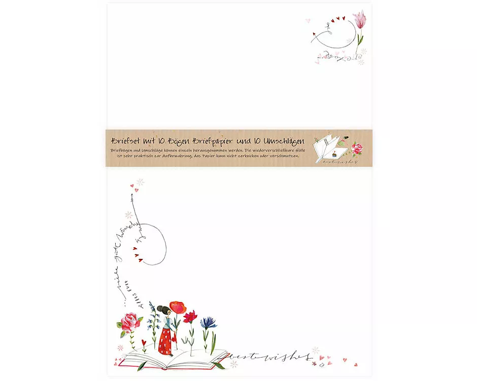 Briefset. Bücher / A4