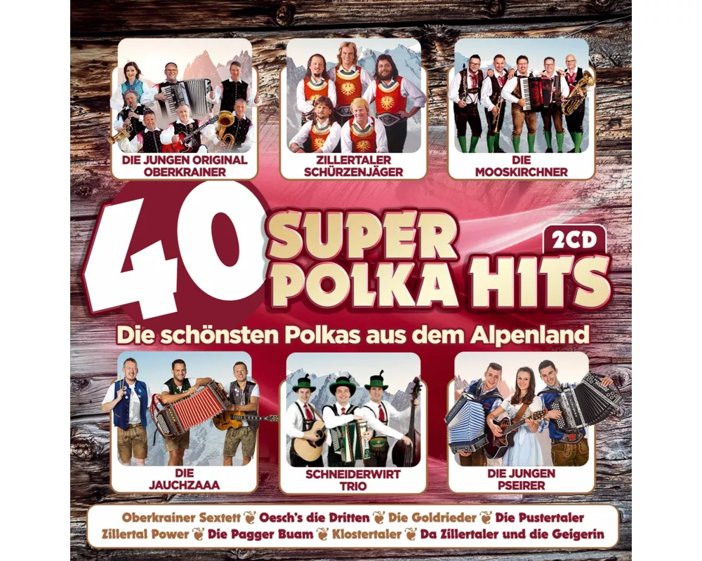 40 super Polka Hits-Instr.-aus dem Alpenland