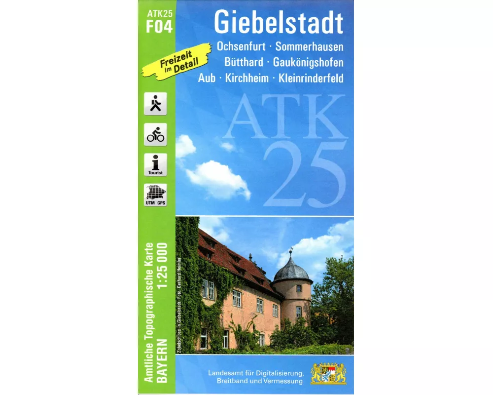 ATK25-F04 Giebelstadt (Amtliche Topographische Karte 1:25000)