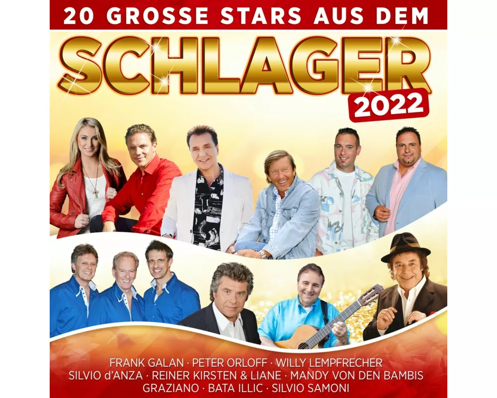 20 groáe Stars aus dem Schlager 2022